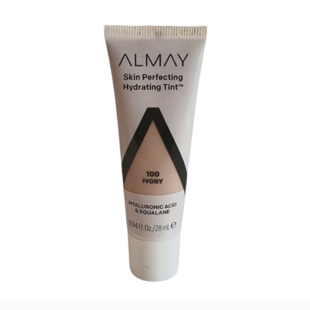 2 x Almay Skin Perfecting Hydrating Tint, 100 Ivory